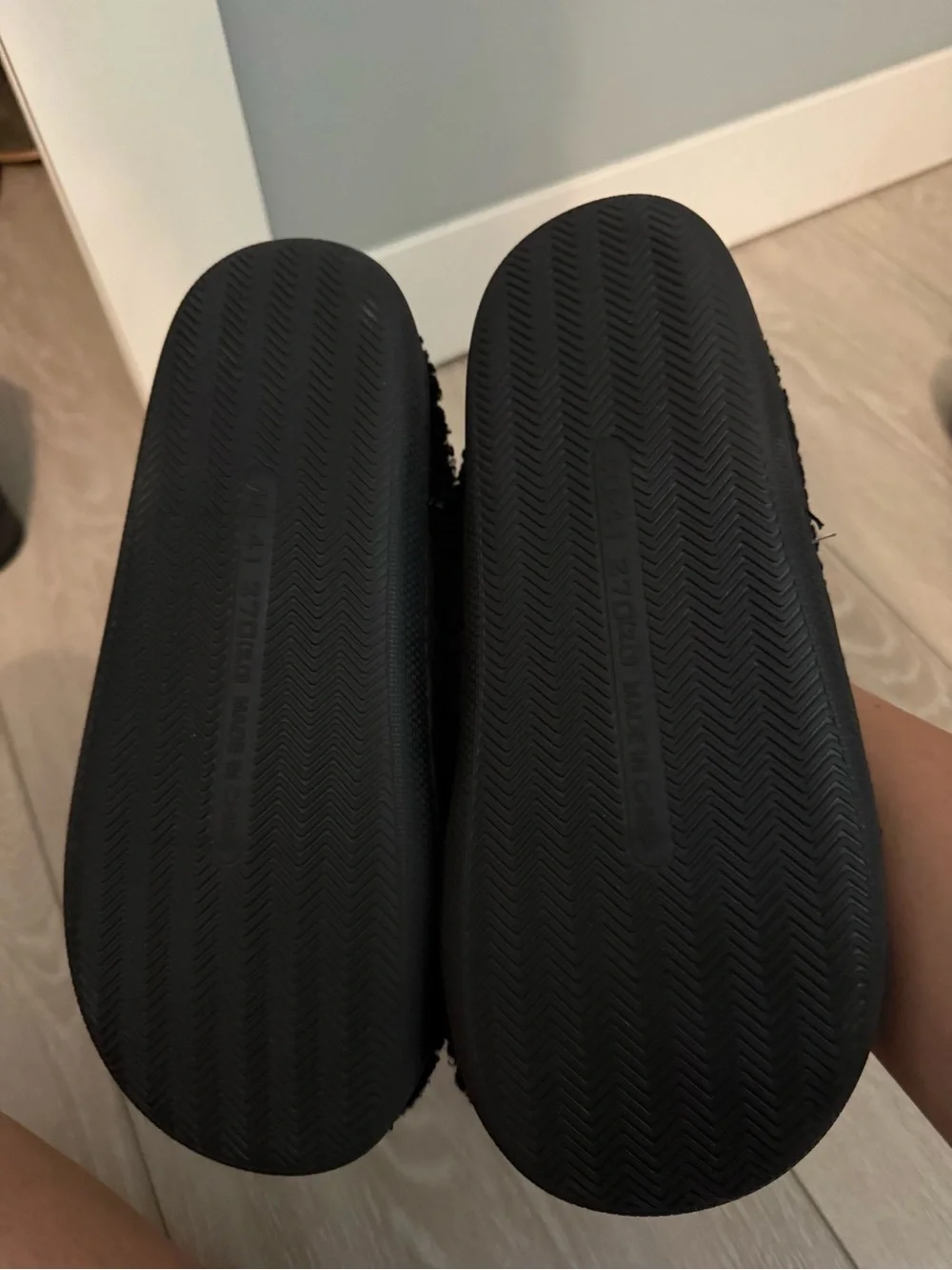 Kids Black Ghost Slipper Shoes with White Ghosts